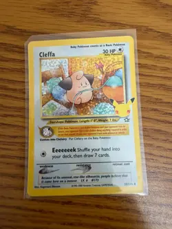 Cleffa 20/111 holo Classic Collection Celebrations Pokemon Holo Near Mint - Image 1