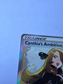 Pokemon Cynthia's Ambition (Full Art) 169/172 Swsh09: Brilliant Stars Holo NM - Image 4