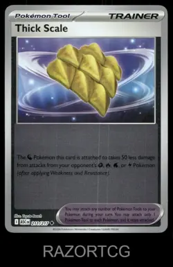 THICK SCALE 211/217 UC ASCENDED HEROES POKEMON REVERSE HOLO NM/M - Image 1
