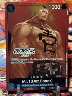 MR 1 DAZ BONEZ - One Piece TCG OP02-063 - PROMO - Online Regional 2024 Vol. 3 - Image 1