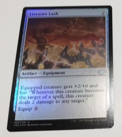 MTG Livewire Lash 307 2X2 Double Masters 2022 Foil Uncommon NM x1 - Image 1