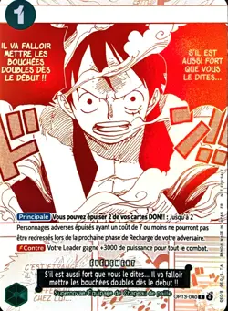 BOOSTER One Piece Card Game TCG 3RD Anniv Treasure Campaign FR OP-13 - Image 3