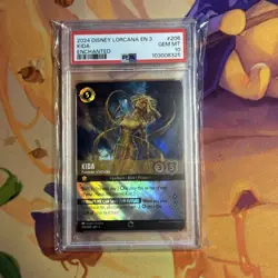 Lorcana Into the Inklands Kida Protector Of Atlantis Enchanted 206/204 PSA 10 - Image 1