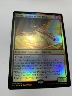 Syrix, Carrier Of The Flame 1x Foil Rare 080 MTG - Image 1