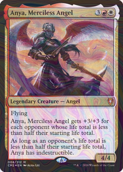Foil Anya, Merciless Angel - Commander Anthology Volume II | MTG Card - Image 1