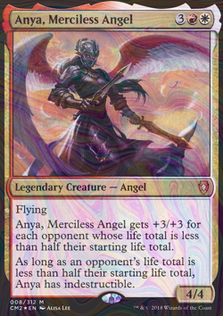 Foil Anya, Merciless Angel - Commander Anthology Volume II | MTG Card - Image 3