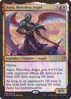 Foil Anya, Merciless Angel - Commander Anthology Volume II | MTG Card - Image 4