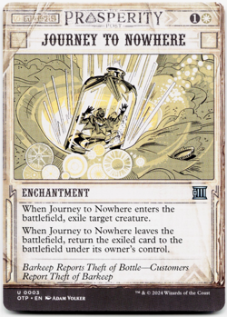 Journey to Nowhere [Outlaws of Thunder Junction: Breaking News] MTG NM/M ⚪ - Image 3