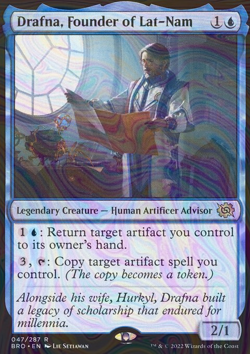 Foil Drafna, Founder of Lat-Nam - The Brothers' War | MTG Card - Image 3