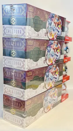 (4) Pokemon TCG 2025 Holiday Advent Calendar 2-Pack Sets New & Sealed - 4 Sets! - Image 2