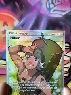 Pokemon - Hidden Fates - HIKER SV85/SV94 - Full Art Ultra Rare - MINT FRESH PULL - Image 3