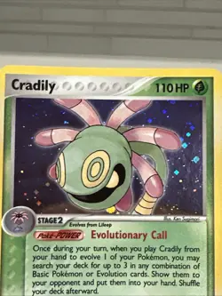 Pokemon TCG Cradily Power Keepers Rare Holo Card 7/108 Lightly Played - Image 5