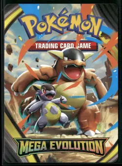 Pokemon TCG Mega Evolution Game Tip Card Pre Release Kit Card Mega Kangaskhan - Image 1