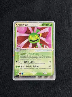 Cradily EX 90/95 Pokemon Card TCG Team Magma vs Team Aqua Set Holo Light Played - Image 1