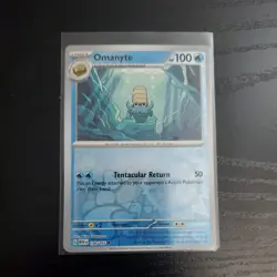 Omanyte - Reverse Holo - 138/165 Scarlet & Violet 151 - Pokemon TCG - 2023 - Image 1