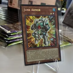 Yu-Gi-Oh! Junk Armor BLGG-EN032 Secret Rare Foil 1st Edition English - Image 1