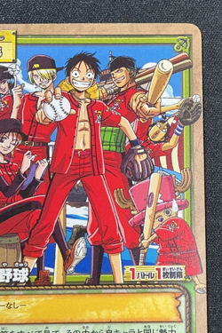 One Piece Card Game PA-W25 Japanese pirate Base ball Nami Luffy Zoro 2004 - Image 3