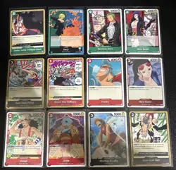 One Piece Straw Hat Crew Theme 25 Card Lot Usopp/Monkey.D.Luffy/Zoro/Franky/Nami - Image 1