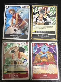 One Piece Straw Hat Crew Theme 25 Card Lot Usopp/Monkey.D.Luffy/Zoro/Franky/Nami - Image 3