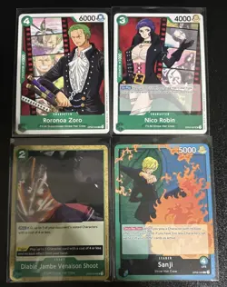 One Piece Straw Hat Crew Theme 25 Card Lot Usopp/Monkey.D.Luffy/Zoro/Franky/Nami - Image 5