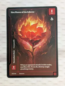 🧙🔥Wonders of the First - Fire Flower of the Inferno 253/401🧙🔥 - Image 1