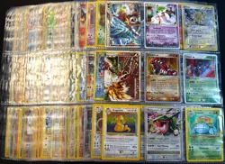 DAMAGED Lot of 180 ALL HOLO Vintage Pokemon Card Binder Collection DAMAGED - Image 1