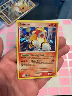 Entei - (Cracked Ice Holo) 004/132 Miscellaneous Cards & Products Holo - Image 1