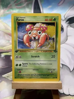 Paras 59/64 1st Edition Non Holo Card - 1999 WOTC Pokemon Jungle - LP - Image 1