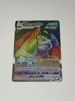 Pokemon TCG Card Metagross VMAX 208/198 Secret Rare Rainbow Chilling Reign NM - Image 1