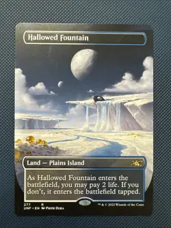 MTG Hallowed Fountain (Borderless) - Unfinity (UNF) NM - Image 1