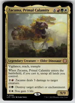 Zacama, Primal Calamity Mythic Commander: The Lost Caverns of Ixalan 296 MTG NM - Image 1