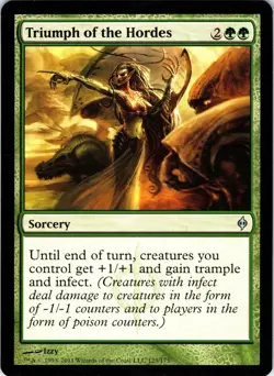 Triumph of the Hordes 123 Uncommon New Phyrexia Magic: The Gathering Near Mint - Image 1