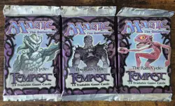Magic The Gathering TEMPEST Sealed Booster Pack from Box - English 742818065283 - Image 1