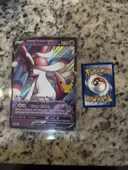 Oversized Jumbo Cards Pokemon Card Dark Sylveon V SWSH134 Promo Holo - Image 1