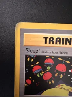 Pokemon TCG Sleep! 79/82 Team Rocket 1st Edition Regular Uncommon DAMAGED - Image 2