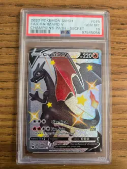 Pokemon SW&SH - Champion's Path - Charizard V #079/073 - PSA GEM MINT 10 - Image 1