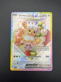 Pokemon Eevee ex #174 Black Star Promo Prismatic Evolutions SVP 174 NM - Image 3