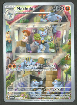 Pokemon TCG: Machoke 177/165 Scarlet & Violet 151 Illustration Rare - Image 1