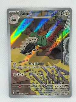 Pokemon Twilight Masquerade - Lairon 184/167 - Illustration Rare - NM/M - Image 1