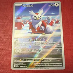 Pokemon TCG Delibird Illustration Rare Holo Me01 Mega Evolution 152/132 2025 - Image 1