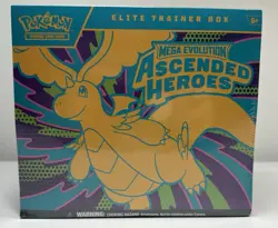 Pokemon TCG Ascended Heroes Elite Trainer Box Factory Sealed New - Image 1
