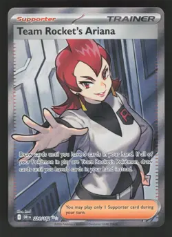 Team Rocket's Ariana 224/182 Pokemon TCG Destined Rivals NM - Image 1