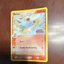 Pokemon TCG-Horsea-EX Holon Phantoms-66/110-50HP-Reverse HOLO-Delta Species-E… - Image 1
