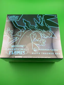 NEW POKEMON CENTER MEGA EVOLUTION PHANTASMAL FLAMES ELITE TRAINER BOX ETB SEALED - Image 1