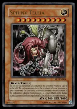 SPHINX TELEIA EP1-EN003 ULTRA RARE EXCLUSIVE PACK YU-GI-OH - Image 1