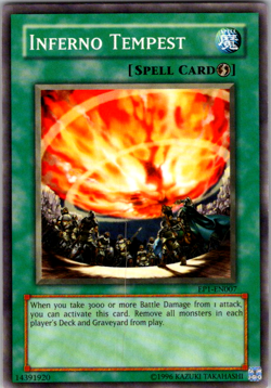 Inferno Tempest #EP1-EN007 Yugioh Card - Image 1
