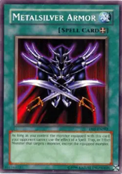 Metalsilver Armor - DR1-EN092 - Common - Unlimited Edition - Heavily Played - Image 1