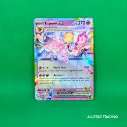 Espeon EX 034/131 PokÃ©mon Scarlet & Violet Prismatic Evolutions SV Pokemon TCG - Image 1