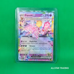 Espeon EX 034/131 PokÃ©mon Scarlet & Violet Prismatic Evolutions SV Pokemon TCG - Image 3