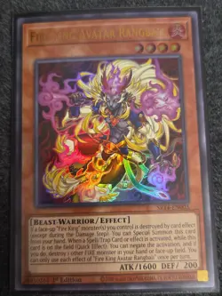 x1 Fire King Avatar Rangbali - SR14-EN003 - Ultra Rare - 1st Edition Yu-Gi-Oh! M - Image 1